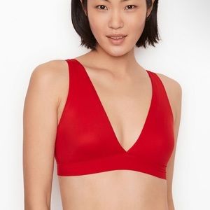Red Victoria secret unlined soft wireless bra